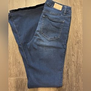 BKE Dark Denim super flares high wasted size 27 length 33 1/2